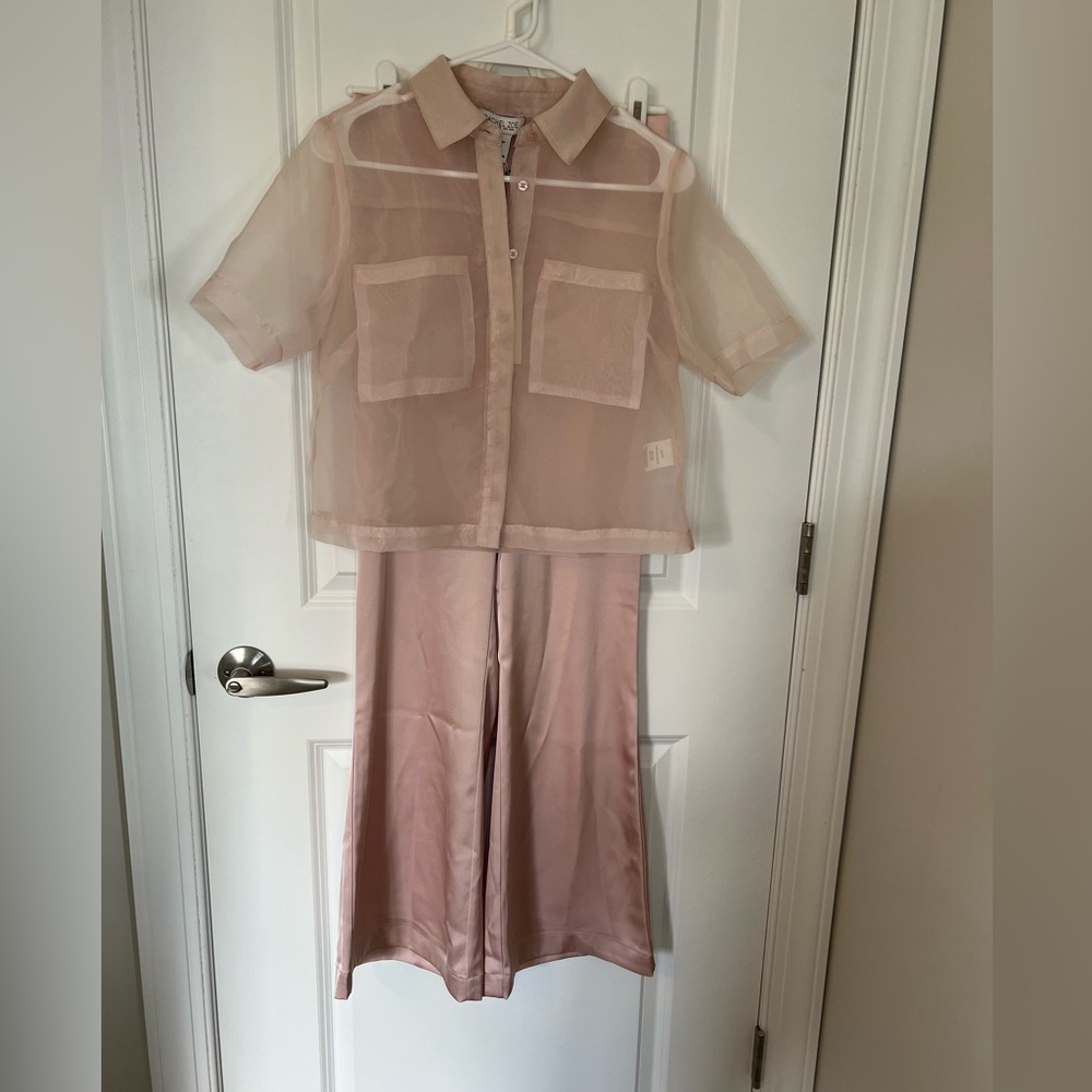 Rachel Zoe Pale Pink Two Piece Set